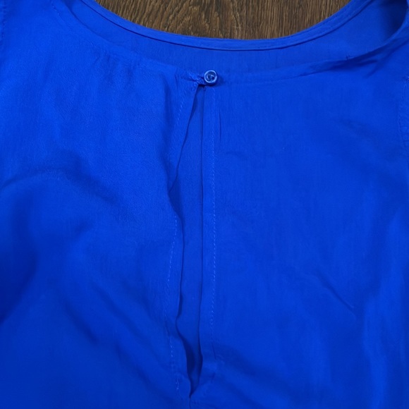 Brand new-like silk-royal blue, strappy top flare bottom hem- perfect condition. - Picture 7 of 7